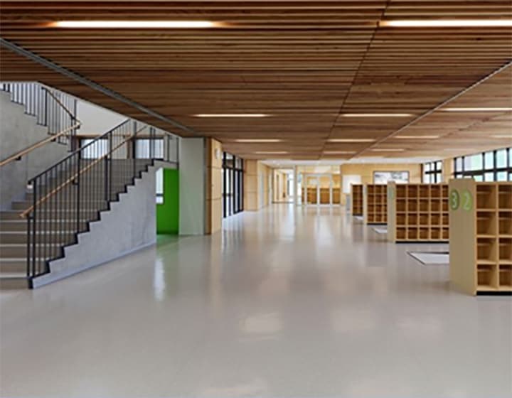 University hallway
