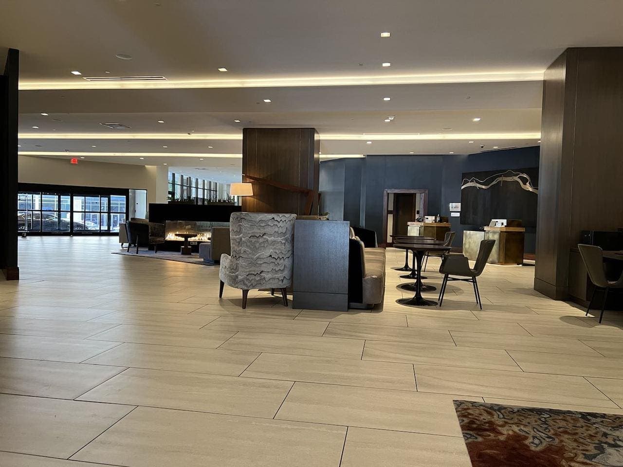 Hotel lobby