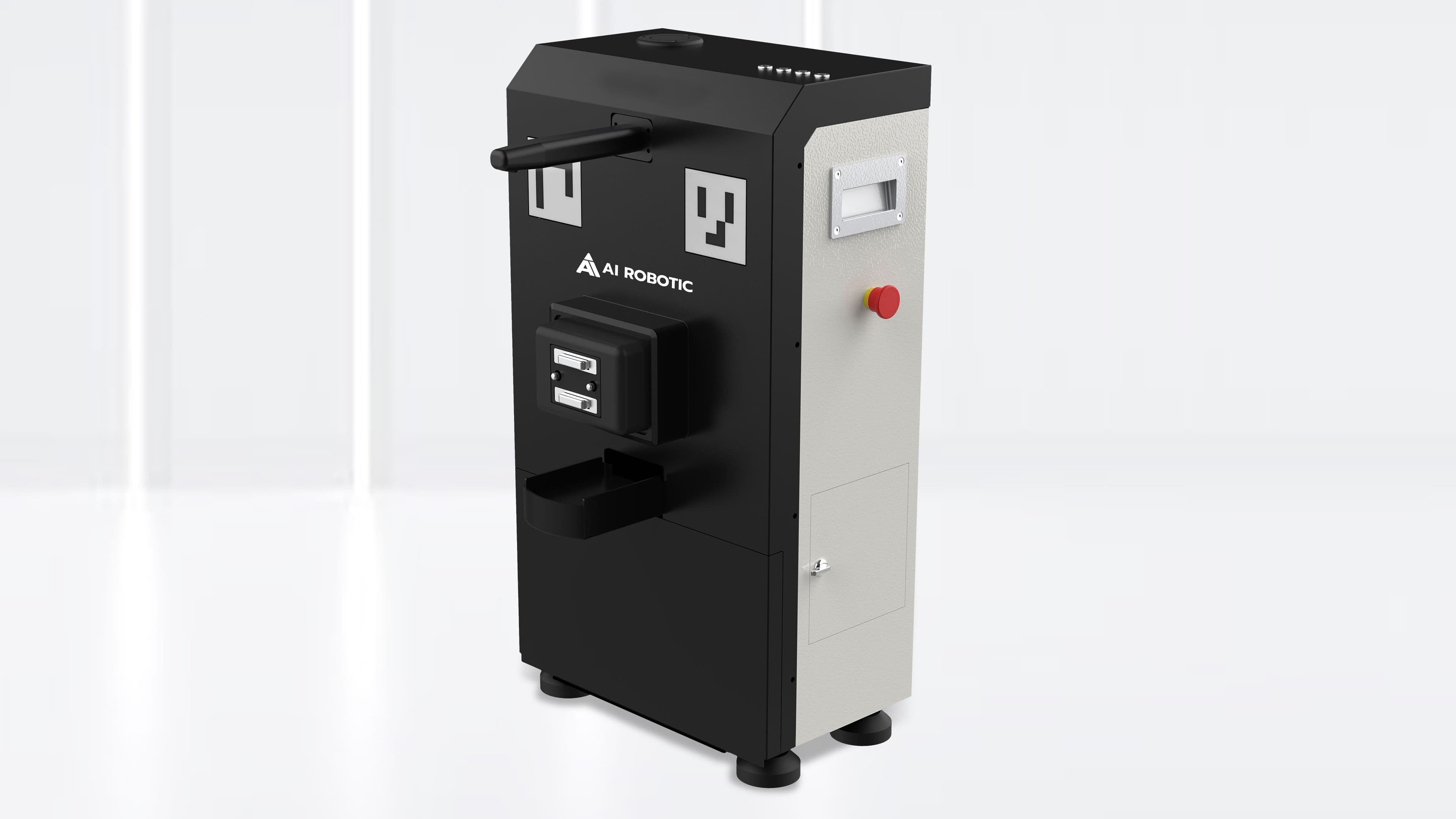 CWS workstation with docking fiducials for autonomous water refill and discharge